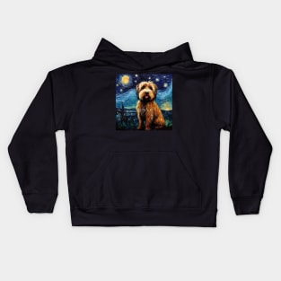 Briard French Shepherd Night Kids Hoodie